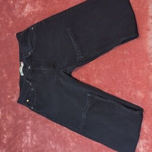 Levi 550 Black Jeans Mens Size 36x32 Relaxed Fit Denim Pants